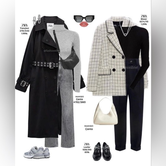 Zara Women's Cream Tweed Blazer - Picture 4 of 11